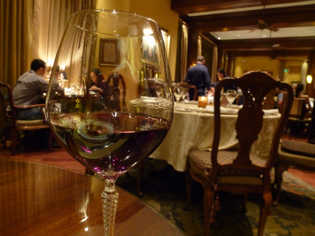 Fin del Mundo Pinot Noir in the Hotel Grano de Oro