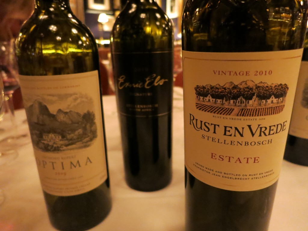 Three South African Bordeaux Blends