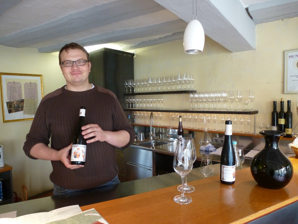 Tasting with Sebastian at Basserman-Jordan