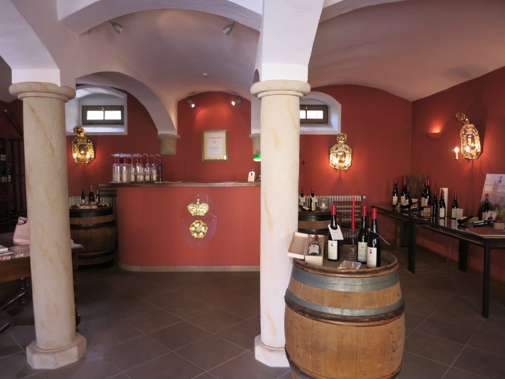 The Schloss Proschwitz tasting room and shop