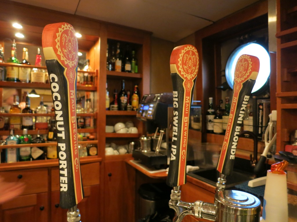 Maui Brewing Co. beers on tap